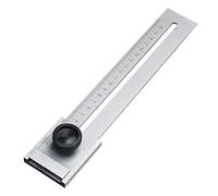 Vogueing Tool 0-200mm Stainless Steel Ruler, Metal Cut Scraper Ruler Scribing Marking Gauge For Woodworking Measuring