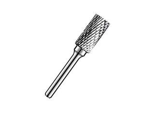 Vogueing Tool 10MM x 20MM Double Slot Cylinder Head Tungsten Carbide Rotary File Cutter for Metal, Marble, Jade, Bone etc
