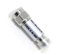 Vogueing Tool 6GHz N Male to N Female RF DC Block N type Microwave Attenuator Stainless Steel RF Coaxial Dc Blocker 50ohms for Network Analyzers, Signal Simulators, etc