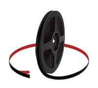 Vogueing Tool Ceramic Tile Mildewproof Gap Tape, 6M*8MM Sealing Decorative Corner Side Edge Tape Strip Bathtub Bathroom Shower Roll Caulk Tap Strip-Black