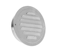 Vogueing Tool Circular Air Vent Grille Covers Metal Ventilation Grille Round Wall Vent with Insect Protection for Bathroom Office Room (70mm)