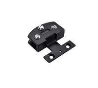Vogueing Tool Clamp Hinge, 2PCS Door Clamp Clip Anti-Rust Zinc Alloy Shower Hinge for Glass Door Adaptive 5-8mm Glass（Black）