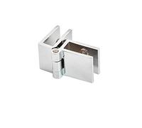 Vogueing Tool Clamp Hinge, 2PCS Door Clamp Clip Anti-Rust Zinc Alloy Shower Hinge for Glass Door for 5-8mm Thickness Glass(90 Degree)