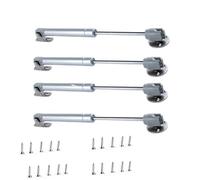 Vogueing Tool Gas Lift Strut, 4pcs Spring Gas Strut Steel Lift Down Soft Close Hinge for Kitchen Cupboard Wardrobe Cabinet Door(60N)