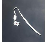 Vogueing Tool Metal Book Label Classic Book Label Book Marker Silver Envelope Wonderful Gift for Lover/Family/Friends/Yourself (2Pcs)