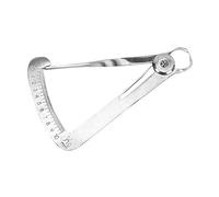 Vogueing Tool Stainless Steel Dental Gauge, 0-10mm Range, Pearl White