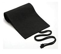 Vogueingtool Canvas Roll Up Pencil Case, Canvas Pencil Roll Black, Multiuse Roll Up Pencil Case Large Capacity Pen Curtain for Coloring Pencil Holder Organizer(12 Rolls)