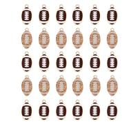 VOGUEKNOCK 30PCS Sports Charms for Jewelry Making Baseball Basketball Pendant Charms for Necklace Bracelet Earrings Making Game Day Jewelry Charms Bulk DIY Crafts, One Size, alloy, No Gemstone