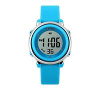 VOGUELADY Kids Fashion Watch Digital Quartz Watches Alarm Chronograph Stopwatch 50M Waterproof Boys Girls Wrist Watch Blue 1100