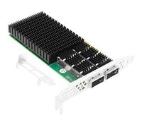 Vogzone 100GbE SmartNIC Card for Mellanox MCX623106AN-CDAT, PCIe 4.0 x16 100Gb VPI Ethernet NIC with Mellanox ConnectX-6 Dx Chipset, Dual QSFP56 IB Network Card Support RDMA