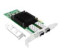 Vogzone 25GbE PCI-E Dual SFP28 Network Card, Intel E810-XXVAM2 Controller, PCI Express 4.0 x8 Ethernet LAN Adapter