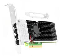 Vogzone for X710-T4 10GbE PCIe 3.0 x8 NIC, Quad RJ45 10GBASE-T Adapter | 1/10GbE Card with Intel XL710BM1,Supports SR-IOV & VT-c, Low-Power Design for Enterprise Servers, Virtualization