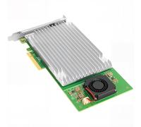 Vogzone Quad M.2 NVMe Card SSD PCIe Card with Marvell 88NR2241B0 Controller PCI-Express 3.0 x8 to 4 Ports M.2 Adapter Card Support RAID0/1, JBOD