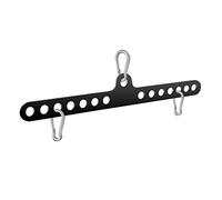 VOHYOV Fitness Home Pulley System Gym Accessories Spreader Bar Multi Grip Wide Lat Pull Down Bar D Handle Cable Bar Rope Attachments Cable Machine for Back Strength Train Functional Trainer Attachment