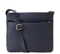 Voi Hirsch Bristol shoulder bag leather 28 cm blue