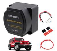 Voiakiu 12V 140A Dual Battery Isolator Kit | 12 Volt 140 Amp Voltage Sensitive Relay & Wiring Kit Kit | VSR Automatic Charging Relay, Help Avoid Dead Battery, for Car Truck SUVs UTV Boats ATV Truck