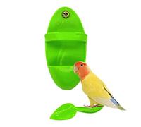 Voiakiu Cuttlebone for Parakeet - Parakeet Feeding Cup Bird Cage Accessories | Bird Food Storage Cuttlefish Cuddle Bone Holders Cage Bowl Stand Perch Supplies