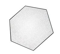 Voiakiu Hexagonal Tent Footprint, Waterproof Tent Mat, Portable Groundsheet, Moisture-Resistant Aluminium Foil Tent Mat for Hiking with Backpack