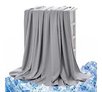Voiakiu Travel Cooling Blanket, Ice Cooling Comfort Blanket, Cool Quilt, Skin-friendly Fiber Light And Thin Breathable Cooling Quilt For Home