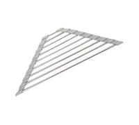 Voiakiu Triangle Dish Drainer in Sink,roll up Dish Drying Rack,Foldable Drain Rack, Drying Rack The Corner, Portable Dish Rack, Easy Storage