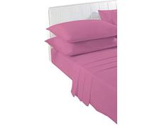 voice 7 Non Iron Poly Cotton Pillow Cases Pair only - 21 Colors Choice (Fuchsia)