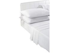 voice 7 Non Iron Poly Cotton Pillow Cases Pair only - 21 Colors Choice (White)