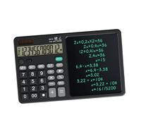 Voice Activated Calculator Writing Pad Solar Battery Large Display Lightweight Quiet Portable for School Outdoor Voice Recognition Calculator Tablets