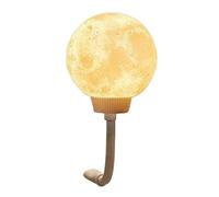 Voice Activated Lights | Operate Effortlessly 3D Moon Bedside Lamp | Energy-Saving Light Sleeping Lights for Boys Girls Kids Children