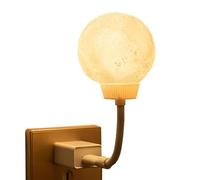 Voice Activated Night Light, Moon LED Lamp Nightlight USB-Powered, Plug in Lamp, USB Night Light Can Be Timed and Color Tuned, for Desk, Bedroom, Decorations