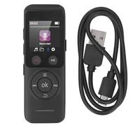 Voice Activated Recorder with Playback, Digital Voice Recorder, 52. MP3 Noise Reduction Portable Recording Device with 8GB Storage, Zinc Alloy for Lectures Meetings Interviews