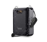 Voice Amplifier, 30W Waterproof Voice Amplifier For Teacher Headset Wireless/Wired Microphone Speaker As 5000mAh Power Bank(Wireless)