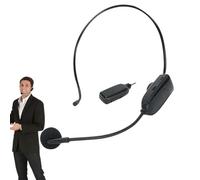voice Amplifier Microphone - Wireless Speech Amplifier, Rechargeable Voice Amplifier | Wireless Microphone Noise Canceling Voice Amplifier, Portable Headset Amplifier Microphone for Classroom