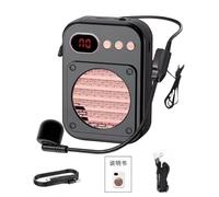 Voice Amplifier - Personal Microphone for Teachers, Voice Amplifier for Teachers | Portable Voice Amplifier, Rechargeable with Wired Microphone, Headphones, 12 Hours Work for