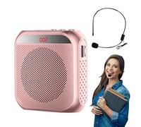 Voice Amplifier, Rechargeable Tour Guide Speaker Personal Amplifier, Wired Microphone Headset and Amplifiers Loudspeaker for Teachers, Coaches, Tour Guides and Presentation