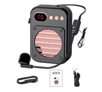 Voice Amplifier - Teacher Voice Microphone, Loud Portable Amplifier, Rechargeable 12-Hour Work Microphone, Personal Sound Device | For Lectures Classes Conferences Outdoor Teaching Training Public Spe