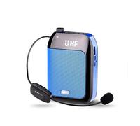 Voice Amplifier Tour Guide Amplifier For Microphone Bluetooth Wireless/Wired Loudspeaker Teacher Dedicated Teaching Guide Speaker Loudspeaker Recording Hawking Propaganda Player Teacher Lecture Headse