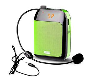 Voice Amplifier Tour Guide Amplifier For Microphone Bluetooth Wireless/Wired Loudspeaker Teacher Dedicated Teaching Guide Speaker Loudspeaker Recording Hawking Propaganda Player Teacher Lecture Headse