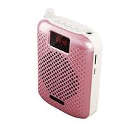 Voice Amplifier Tour Guide Amplifier For Microphone Recording Wireless Bluetooth/Wired Loudspeaker Special Teaching For Teachers Waistband Mini High-Power Hawking Speaker Outdoor Portable Headset Mega