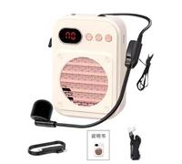 Voice Amplifier, Wireless Voice Amplifier - Wireless Microphone Headset - Portable Voice Amplifier, Work of 12 Hours, Personal Voice Amplifier for Classroom, Meetings, Travel