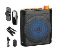 Voice Amplifier with Magnetic Microphone, USB-A Port, 16 Volume Levels, 360° All-Round Microphone Recording, Intelligent Noise Cancellation, Ideal for Teachers Coaches and Tour Guides