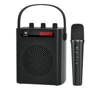 Voice Amplifier with Wireless Mic, 30W Portable Microphone and Speaker | Bluetooth PA System for Teachers & Trainers, UHF 50ft+ Range, Lightweight Rechargeable Amplifier for Classes & Events S93 Pro