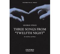 Voice and Piano Version (Three Songs from 'Twelfth Night')