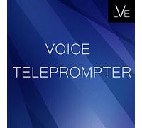 Voice auto scroll prompting software for Teleprompters