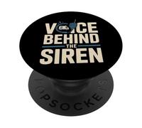 Voice Behind The Siren Emergency Dispatcher EMS PopSockets Adhesive PopGrip