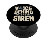 Voice Behind The Siren Emergency Dispatcher EMS PopSockets Adhesive PopGrip
