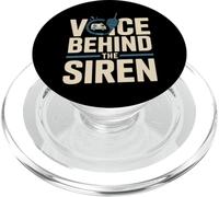 Voice Behind The Siren Emergency Dispatcher EMS PopSockets PopGrip for MagSafe
