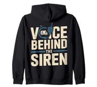Voice Behind The Siren Emergency Dispatcher EMS Zip Hoodie