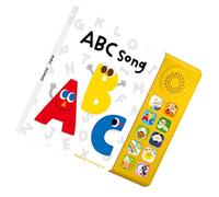 Voice Book, English Enlightenment Teaching Aids, Colorful Pages Educational Fun Engaging Rhymes Portable Size Soft Buttons Early Literacy, Learning Book for Kids