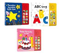Voice Book For Kids - English Singing Learning Toy, Interactive , Early Education Musical Storybook, 10 Song Audio Play | Fun Language Development Tool For Preschool Children Home Activity