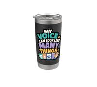 Voice Can Look Like Many Things Neurodiversity Quote Stainless Steel Insulated Tumbler